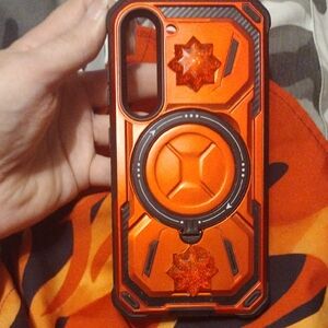 Red Starred Bling Cellphone Case